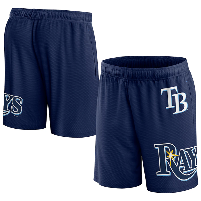 Men's Navy Tampa Bay Rays Clincher Mesh Shorts